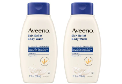 2 Aveeno Body Washes