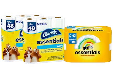 2 Charmin + 1 Bounty