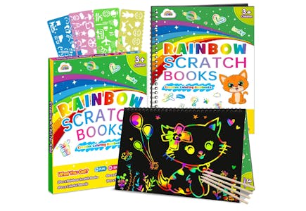 Rainbow Scratch Books