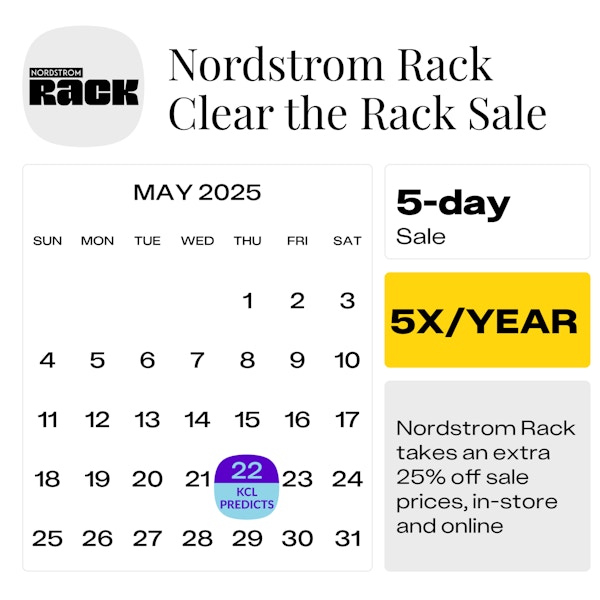 Nordstrom Rack Clear the Rack 2025 Date