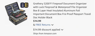 document organizer Amazon receipt