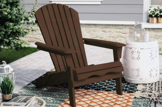 These Solid Wood Adirondack Chairs Start at $64 at Wayfair (Reg. $135+) card image
