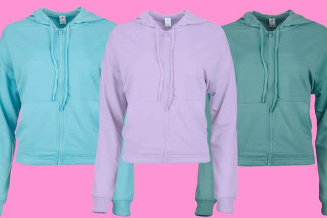 90 Degree by Reflex Women's Hoodies, 2 for $29 Shipped at Proozy card image