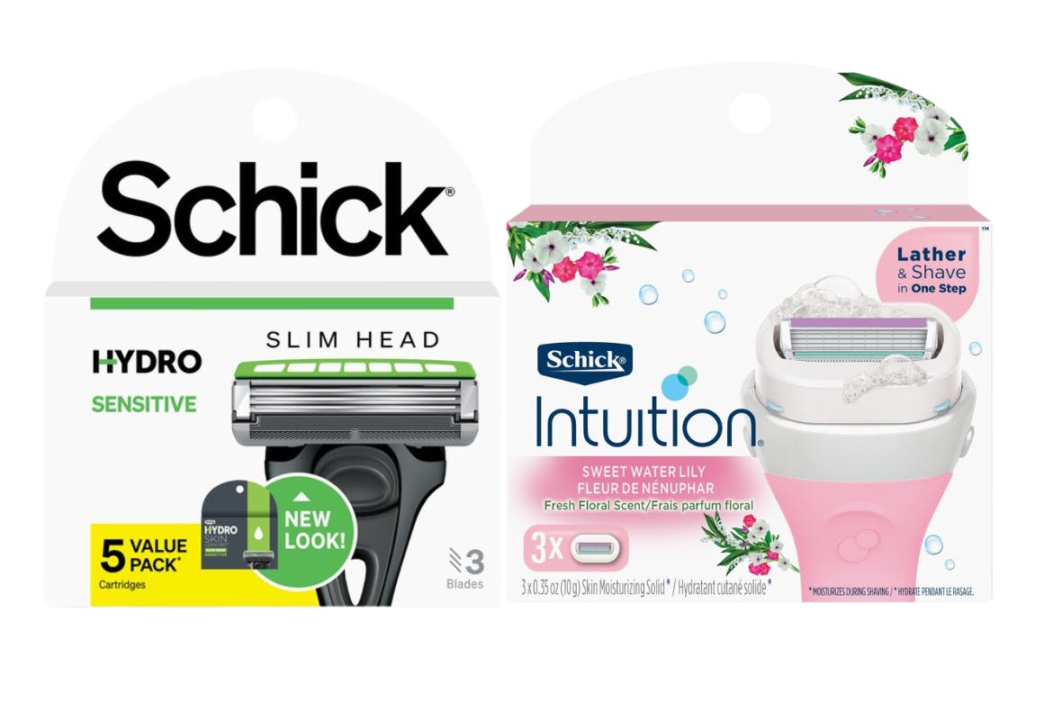 2 Schick Razor Refills