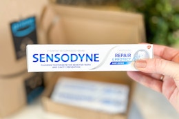 Triple-Stacking Amazon Discounts on Sensodyne Toothpaste card image