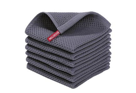 Cotton Waffle Dish Cloth Set