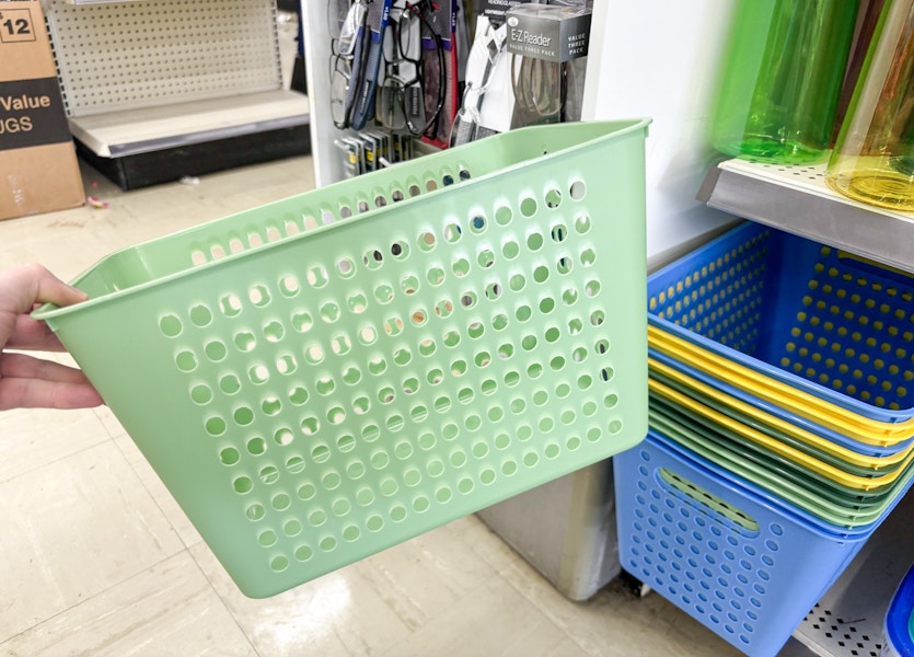 dollar general plastic baskets
