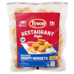 2 Tyson Crispy Nuggets Bags