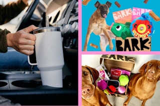 barkbox yeti tumbler collage