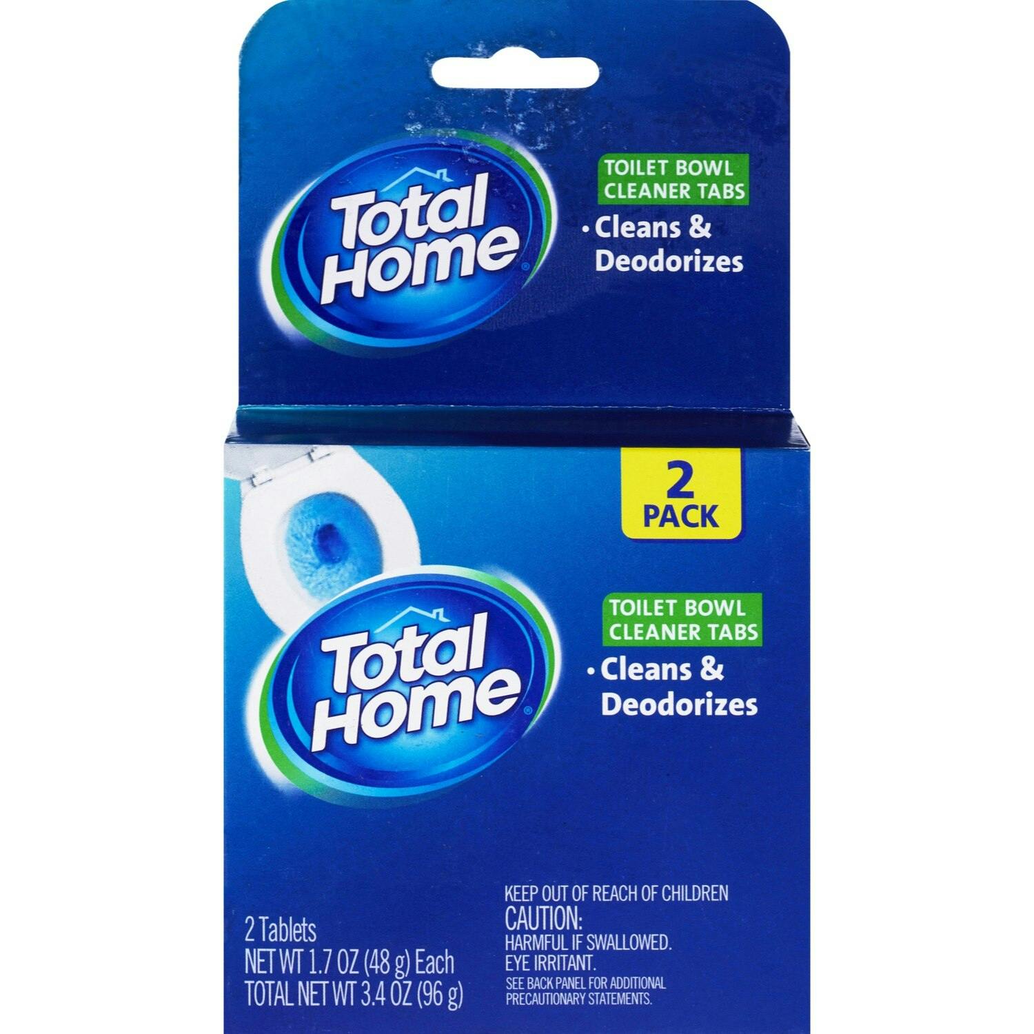 2 Total Home Toilet Bowl Cleaner Tab Packs