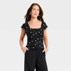 A New Day Women's Scalloped Top