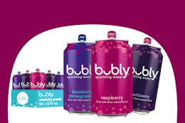 Bubly Sparkling Water 18-Pack, as Low as $6.04 on Amazon card image