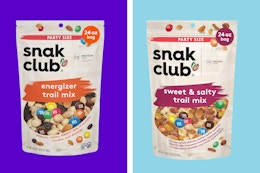 two snak club trail mix bags on KCL template