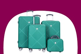 walmart hardside luggage set