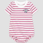 Baby Striped Bubble Romper