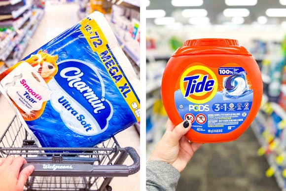 Tide, Charmin, and Bounty Products: Pay Only $6.32 Each at Walgreens