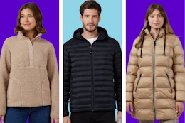 32 Degrees Adult Coats and Fleece Jackets for $25 or Less card image