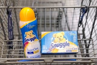 walmart snuggle booster and sheets in cart