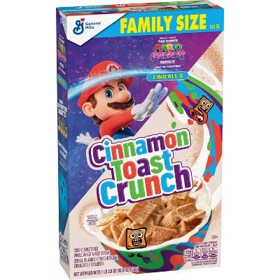 2 General Mills Family Size Cereal Boxes