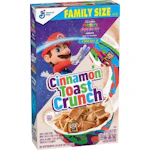 2 General Mills Family Size Cereal Boxes