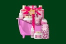 a spa gift set in a tub