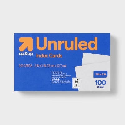 up&up Index Cards