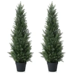 Artificial Cedar Tree Set