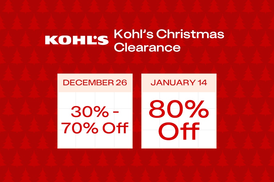 Kohls Christmas Clearance