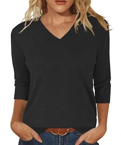 Women's V-neck Sweater