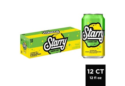 3 Starry Lemon Lime Soda 12-Packs