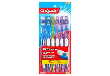 Colgate Toothbrushes 6-Pack