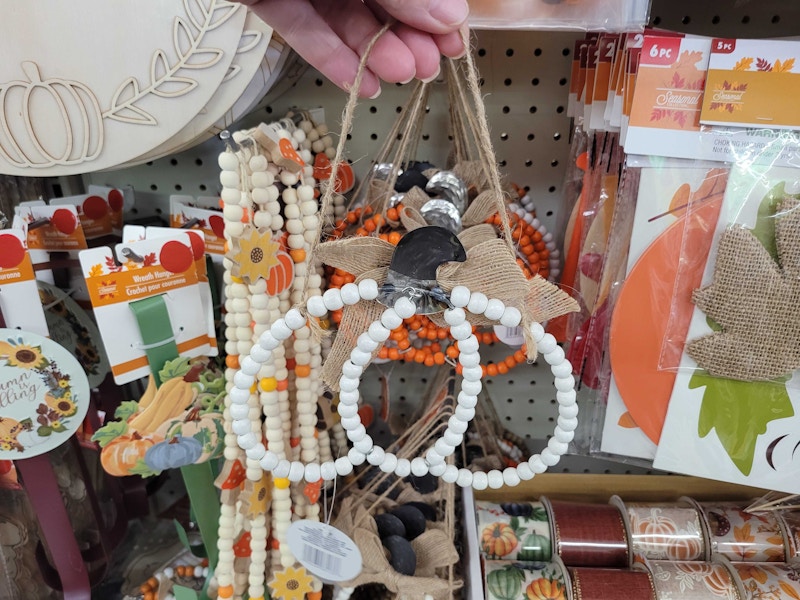 dollar tree beaded turkey decor