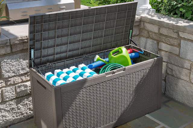 Grab a 100-Gallon Outdoor Storage Box for Just $135 Shipped at QVC card image