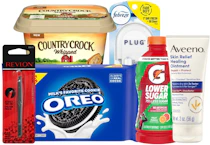 5 Grocery + 3 Household items