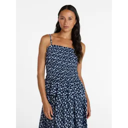 Time and Tru Women's Smocked Tank Top