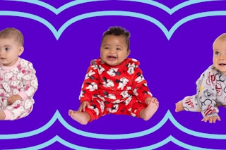 walmart plush baby pajama set collage