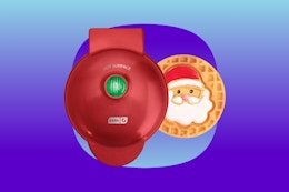 dash santa mini waffle maker