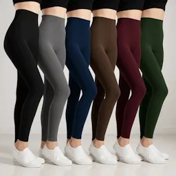 Extreme Fit Fleece-Lined Leggings 6-Pack