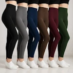 Extreme Fit Fleece-Lined Leggings 6-Pack