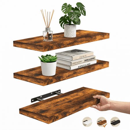 Wood Floating Shelves