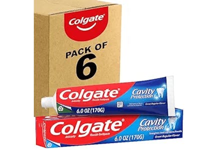 Colgate Toothpaste 6-Pack