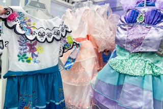 Disney Dress Costumes (Encanto & Little Mermaid) in stores at Target
