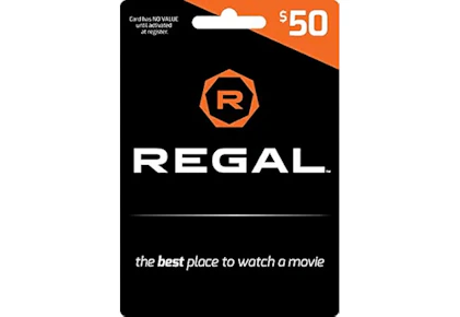 Regal Entertainment Gift Card