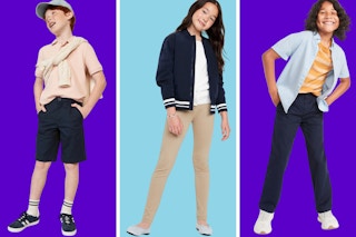 old navy kids uniforms collage