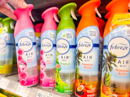New spring/summer scents from Febreze (freshener mists at Walmart)