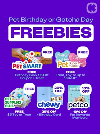 Pet Birthday Month Freebies Cheat Sheet