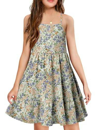Kids' Spaghetti Strap Floral Dress