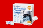 an ice machine cleaner tablet set