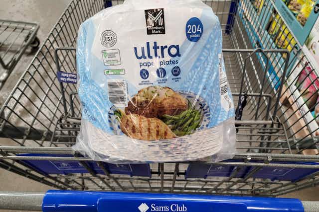 Member's Mark Ultra Paper Plates, Only $18.98 at Sam's Club card image