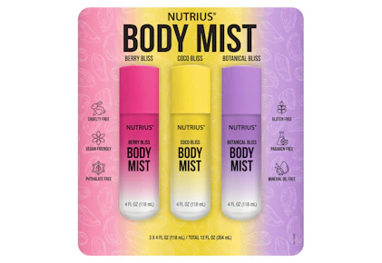 Nutrius Body Mist Set